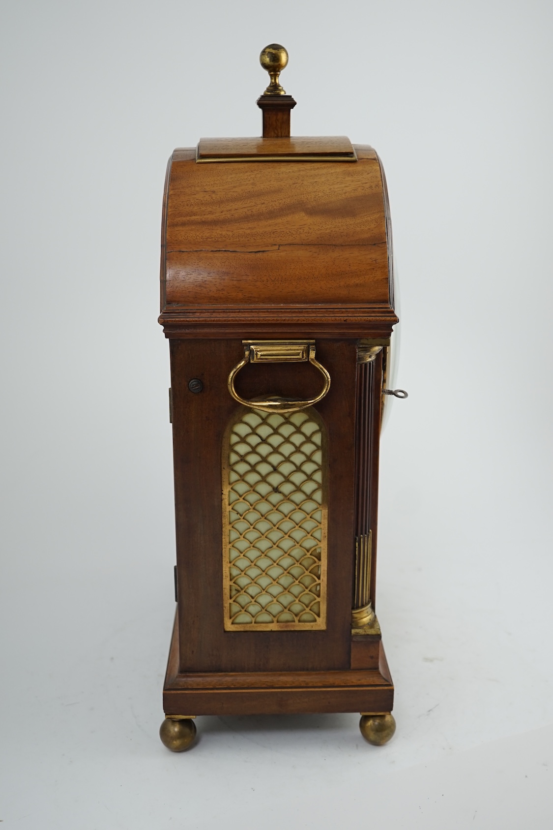 Samuel Marsh of London. A George III mahogany eight day bracket clock